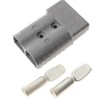 Part # 77917-001 Fits Crown Battery Connector (350 Amp Series) (gray) (36V). Fixed Price $64.00.
