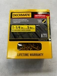 Deckmate #8 X 1-1/4 In. Star Drive Flat Head Wood Screws (5 Lbs. Pack). Fixed Price $30.59.