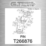 T266876 Pin Fits John Deere (surplus Open Box). Fixed Price $63.99.