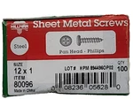 The Hillman Group 80096 12 X 1-INCH Pan Head Phillips Sheet Metal Screw 100 Pcs. Fixed Price $14.36.