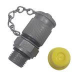 Parker Hydraulic EMA3 Diagnostic Test Point Fitting Coupling W/ Cap 9/16-18 Unc. Fixed Price $35.99.