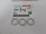 3 Genuine Kubota Injector Washer W/ 2 Holes # 15841-94040. Fixed Price $12.40.