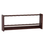 Wooden Mallet Fishing Rack 10 Rod, 32.75"W X 12.25"H 4.75"D, Solid Oak. Fixed Price $89.64.