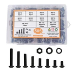 505PCS Metric M6 Assortment Button Head Hex Socket Cap Screws Bolts Nut Kit. Fixed Price $21.41.