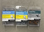 Hillman #8 (90+) & #10 (30+) Hex Washer Sheet Metal Screws Shelf Pins (8). Fixed Price $15.08.