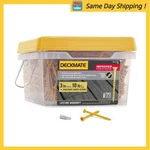 Deckmate #9 In. Tan Star Flat-head Wood Screw 10 Lbs.-box (730-PIECE). Fixed Price $52.95.