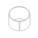 707-52-90950 Dump Cylinder Bushing Fits Komatsu WA500-3. Fixed Price $33.99.