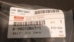 New Oem 2007-10 Isuzu Npr,nqr Air Conditioner Belt 8-98010841-1. Fixed Price $40.00.