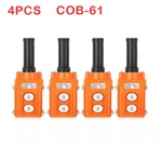4PCS COB-61 Crane Pendant Control Station Up Down Hoist Push Button Switch. Fixed Price $28.98.