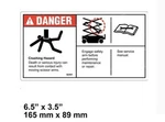 Part # 82561GT Fits Genie Decal - Danger Safety Arm. Fixed Price $38.00.