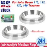Polished Aluminum Headlight Bezel For John Deere 110 112 140 M42538, Fast Ship. Fixed Price $49.99.