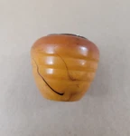 Vintage Photo Picture Gear Shifter Knob Orange Yellow Black Swirl Threaded. Fixed Price $59.99.