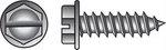 Hillman 70253 Zinc Plated Slotted Hex Washer Head Sheet Metal Screw #6 1/2 In.. Fixed Price $9.57.