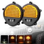 Pair Front Left Right Led Turn Signal Light Amber For Humvee M35 M998 #12422957. Fixed Price $82.98.