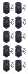 (10 Pack) Reliable Hardware 2510BK Black Briefcase/draw Latch W/mounting Screws. Fixed Price $36.95.