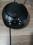 Gpx BC112B Cd Boombox Am/fm Radio Black Gray 3.5MM Aux Line-in (tested). Fixed Price $27.00.