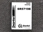Snorkel SR5719E Telehandler Parts Catalog Manual. Fixed Price $120.50.