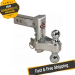Trimax TRZ6AL-RP Razor Aluminum Adjustable Hitch With 2" And 2-5/16" Ball. Fixed Price $260.19.
