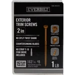 #8 2 In. Star Drive Trim Head Exterior Wood Screws Lb.-box (163-PIECE). Fixed Price $19.91.