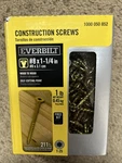 Everbilt Star Flat-head Wood Screws Zinc #8 X 1-1/4" 1LB 1000 050 852(211PCS). Fixed Price $12.99.