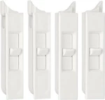 Jetec 4 Pieces Tilt Latch Pairs White Plastic Construction Snap-in. Fixed Price $18.95.