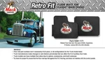 Mack Truck Oem Black Rubber Floor Mats / Dog Logo - CH600 Superliner & Series. Fixed Price $168.95.