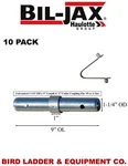 (10 Pack) Bil-jax Scaffolding Coupling Pin 1-1/4"OD 9"L & Spring Rivet. Fixed Price $60.00.