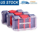 Workpro Small Parts Organizer 3 Pieces Portable Stackable Hardware Storage Case. Fixed Price $15.99.