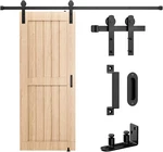 6.6FT Sliding Barn Door Hardware Kit, Heavy Duty Whole Set (includes Adjustable. Fixed Price $55.99.