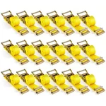 Vevor 18PCS Ratchet Strap, 2" X 15'E-TRACK Straps 4400 Lbs Breaking Stre. Fixed Price $140.82.