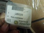 John Deere - Pk Section Belting L202229 Lglefttop. Fixed Price $75.00.