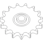 Sprocket 86627639 Fits Ford New Holland CR9060 CR9070 CR920 CR940 CR960 CR970. Fixed Price $46.99.