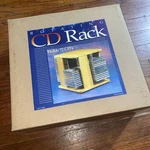Vintage Wood Cd Rotating Carousel Spinning Storage Rack 72 Holder New Stock. Fixed Price $65.00.