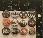 The Beatles Inch Set 12 John Paul Classic Rock English Badge Button X. Fixed Price $12.49.