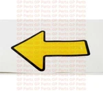 Genie 27205GT, Decal,arrow Yellow (8.00" X 9.00"). Fixed Price $33.00.