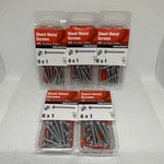 Hillman 6 X Zinc Pan Head Phillips Sheet Metal Screws 15-PACK #5424 Packs. Fixed Price $10.00.