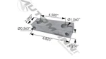 Automann M879 Shackle Side Bar Mack Front Rear 4.50 C/ 22QK39301P2. Fixed Price $34.00.