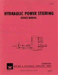 Behlen Power Steering Service & Parts Manual International Harvester Farmall Ih. Fixed Price $23.00.
