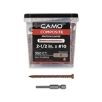 #10 2-1/2 In. Redwood Star Drive Trim-head Composite Deck Screw (350-COUNT). Fixed Price $87.41.