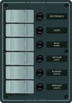 Blue Sea Slate Grey 6 Position Vertical 12/24V Water Resistant Switch Panel 8053. Fixed Price $231.83.